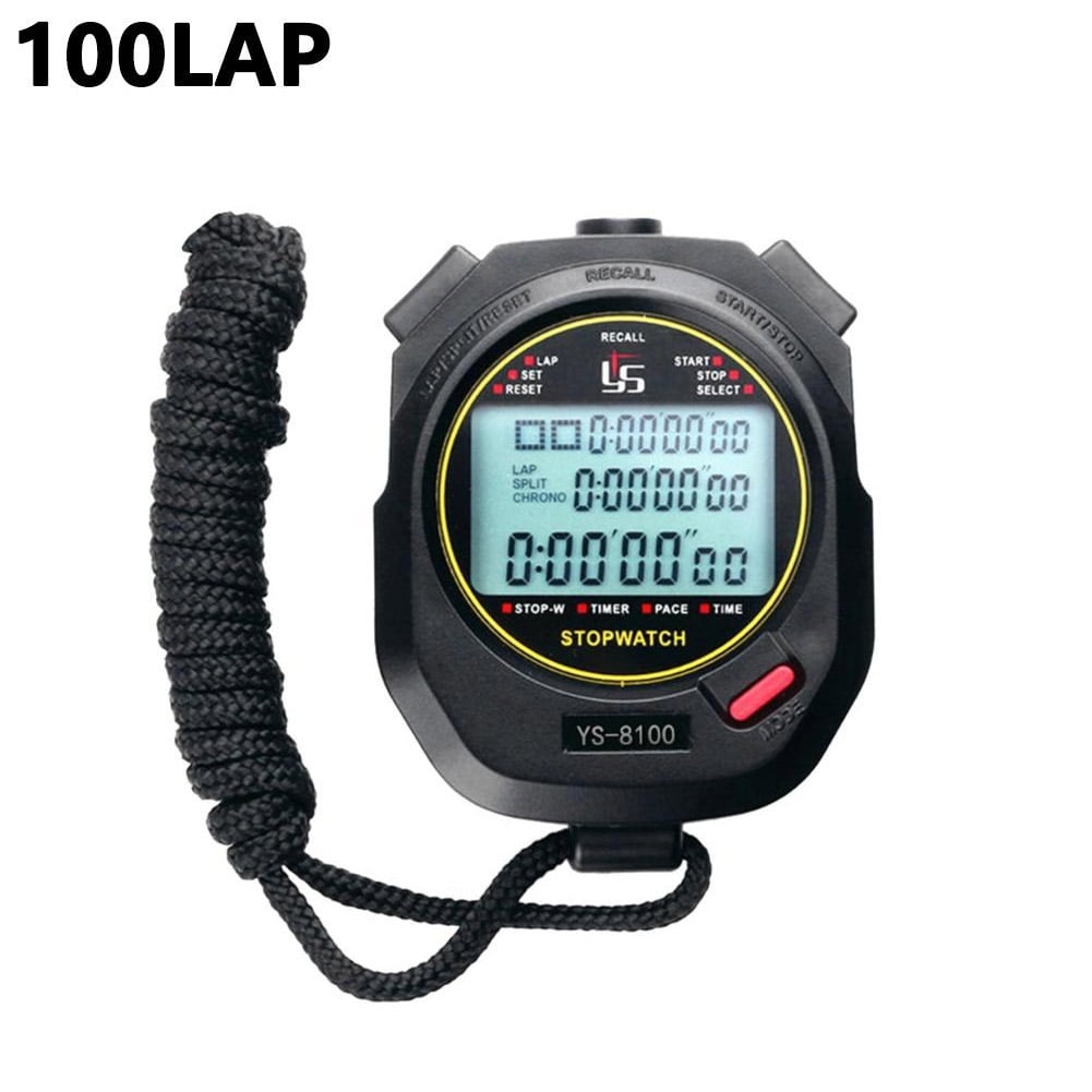 running watch with stopwatch