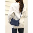 thumbnail image 7 of HuaAngel Women's Handbags Soft Genuine Leather Tassel Shoulder Bag Vintage Travel Satchel Purses with 2 Removable Straps, 7 of 7