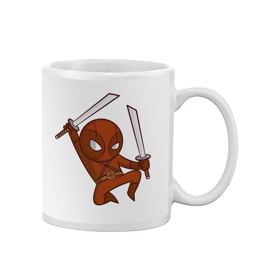 Cartoon Ninja Design Mug  -Image by Shutterstock,
