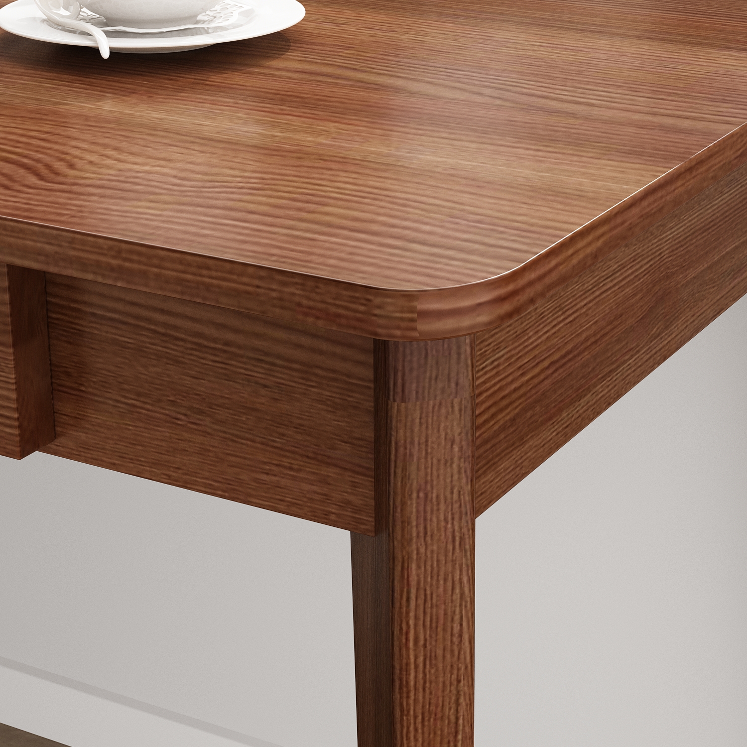 KULAGAGA Adult Desks, Single Piece with Manual, 39.4" x 21.7", Walnut, 1 Count