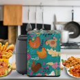 thumbnail image 4 of ZUXONGSY Rooster Air Fryer Cover Small Appliance Covers Protector Fit 5 6 Qt with Bottom Edge Rice Cooker and Air Fryer Insulated Protective Cover Easy to Clean for Kitchen Decor, 4 of 7