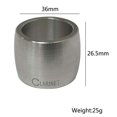 thumbnail image 2 of Lefu Saxophone Mouthpiece Ligature Reed Clip Clamp Metal Ring For Alto Sax Clarinet, 2 of 7