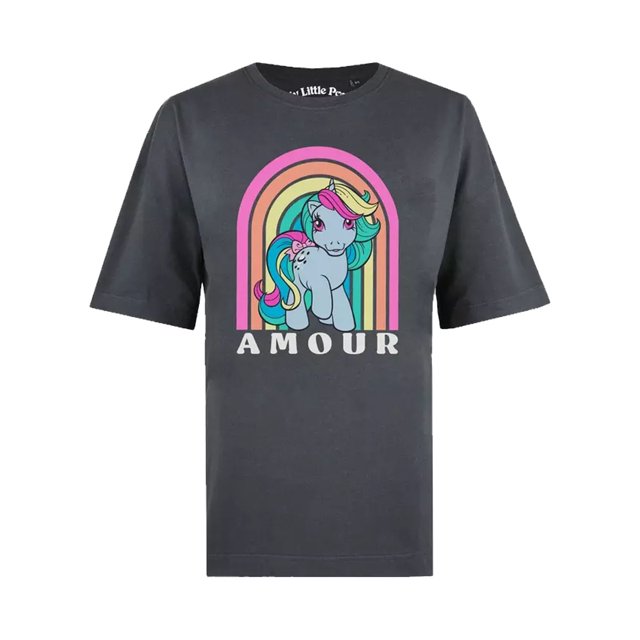 My Little Pony - Camiseta Amour para Mujer (Carbón Oscuro)