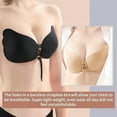 thumbnail image 3 of Push up Silicone Bra for Women Sticky Invisible Reusable Adhesive Strapless Stick on Bra for Backless Front Strings, 3 of 7