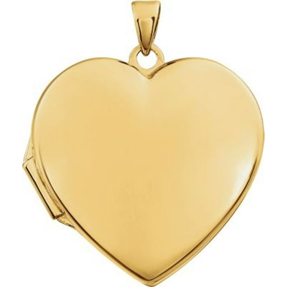 Heart Locket in 14k Yellow Gold