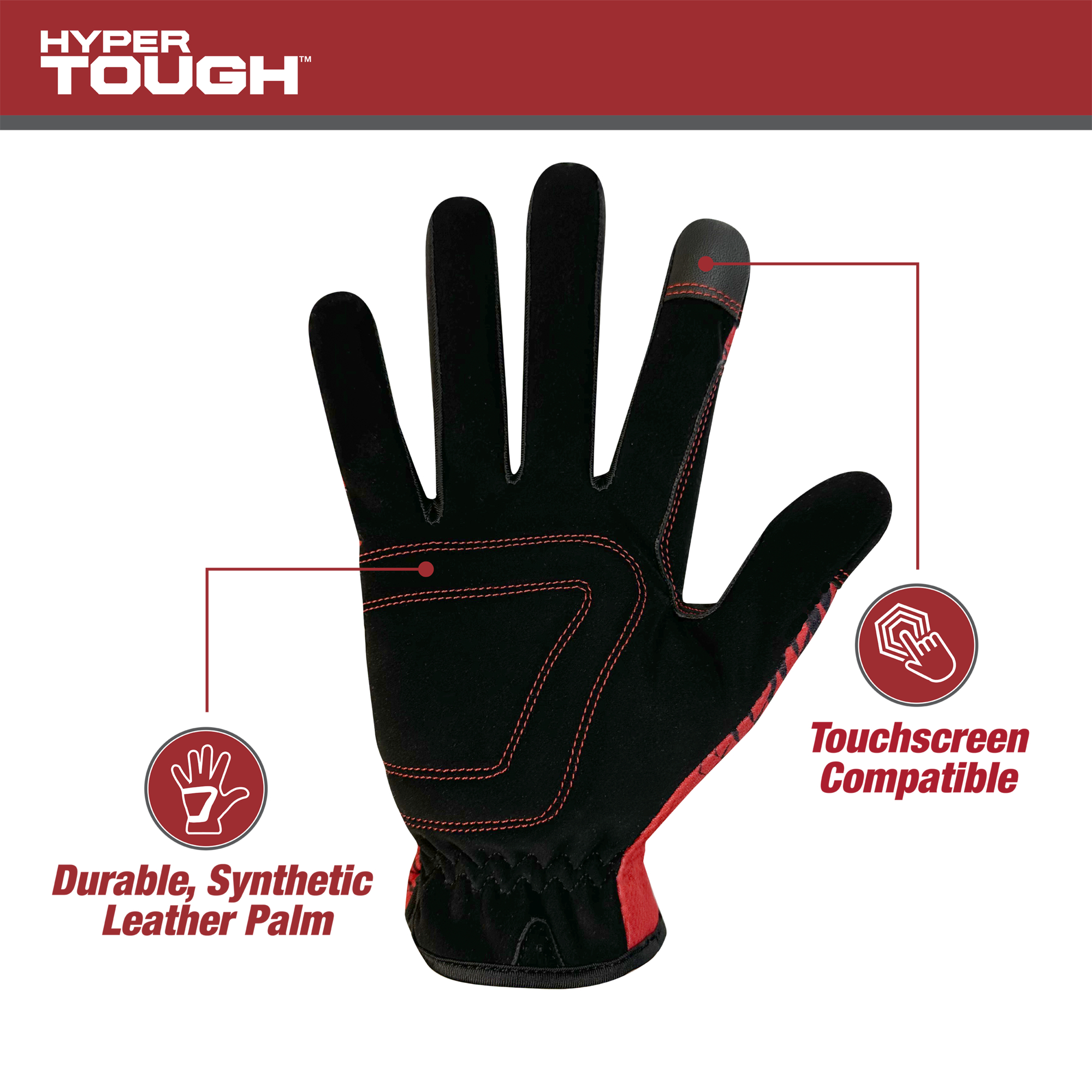 Hyper Tough All Purpose Performance Work Gloves photo 3