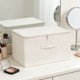 thumbnail image 1 of Caja de almacenamiento plegable de gran capacidad con cremallera | Organizador de armario de tela con tapa | Contenedor plegable para ropa, mantas, juguetes y ropa de cama, 1 of 6
