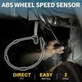thumbnail image 2 of Sensor de velocidad de rueda ABS para Mercedes-Benz ML350 Durable No.A1635422018 Sensor de velocidad ABS trasero izquierdo 2 Pcs, 2 of 6