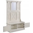 thumbnail image 3 of Homestyles Arbre de Hall en Bois Lodge Bord de Mer en Blanc Cassé, 3 of 29
