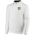 thumbnail image 2 of Men's Colosseum White Army Black Knights Tortugas Logo Quarter-Zip Jacket, 2 of 4
