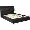 thumbnail image 5 of Acme Furniture Kofi Bed with Storage in Black Faux Leather, Queen, 5 of 9