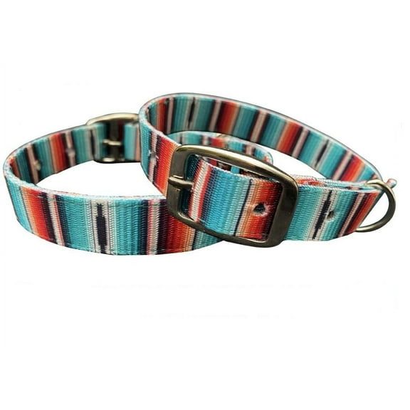 Showman Couture Serape Southwest Design Nylon Dog Collar (Small)
