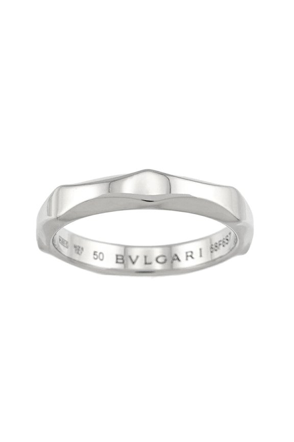 Pre-Owned Bulgari BVLGARI Infinito #50 Ring, Platinum (Pt)