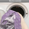 thumbnail image 2 of Floral Dog Crate Cover, Pastel Purple Tones Zentangle Ornamental Flowers and Curlicue Lines, Easy to Use Pet Kennel Cover Small Dogs Puppies Kittens, 7 Sizes, Mauve Lilac and Violet, by Ambesonne, 2 of 6