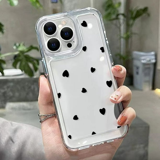 Funda de teléfono transparente suave para iPhone 11, 13, 14 Pro Max, 12 Pro, XS Max, XR, X, 8, 7, 14 Plus, SE 2022, 2020 Fivean unisex