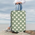 thumbnail image 6 of Picia Daisy Plaid Green Luggage Protector Cover Thicken Suitcase Protector Cover Fit 18-32 Inch Luggage-Small, 6 of 9
