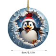 thumbnail image 3 of Christmas Tree Decoration Penguin Pendant Acrylic Flat Decoration Home Decoration Pendant Penguin Pendant 1 PC Decorations for Christmas Primitive Easter Eggs Christmas Wreath Decorations And Swinging, 3 of 4