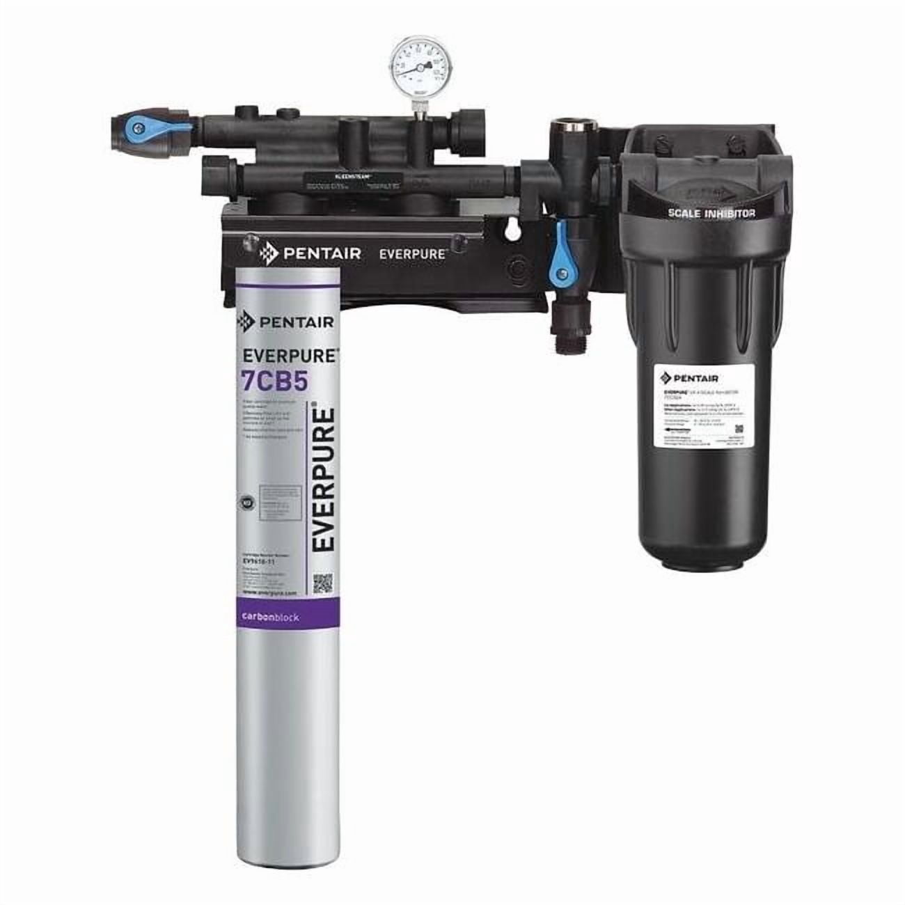 Pentair/Everpure Water Filter System,0.5 micron,29 1/2