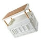 thumbnail image 5 of Caja de almacenamiento plegable para acampar, gran capacidad, 3 capas, caja de almacenamiento plegable para exteriores con tapa de madera para coche, color beige, 5 of 12