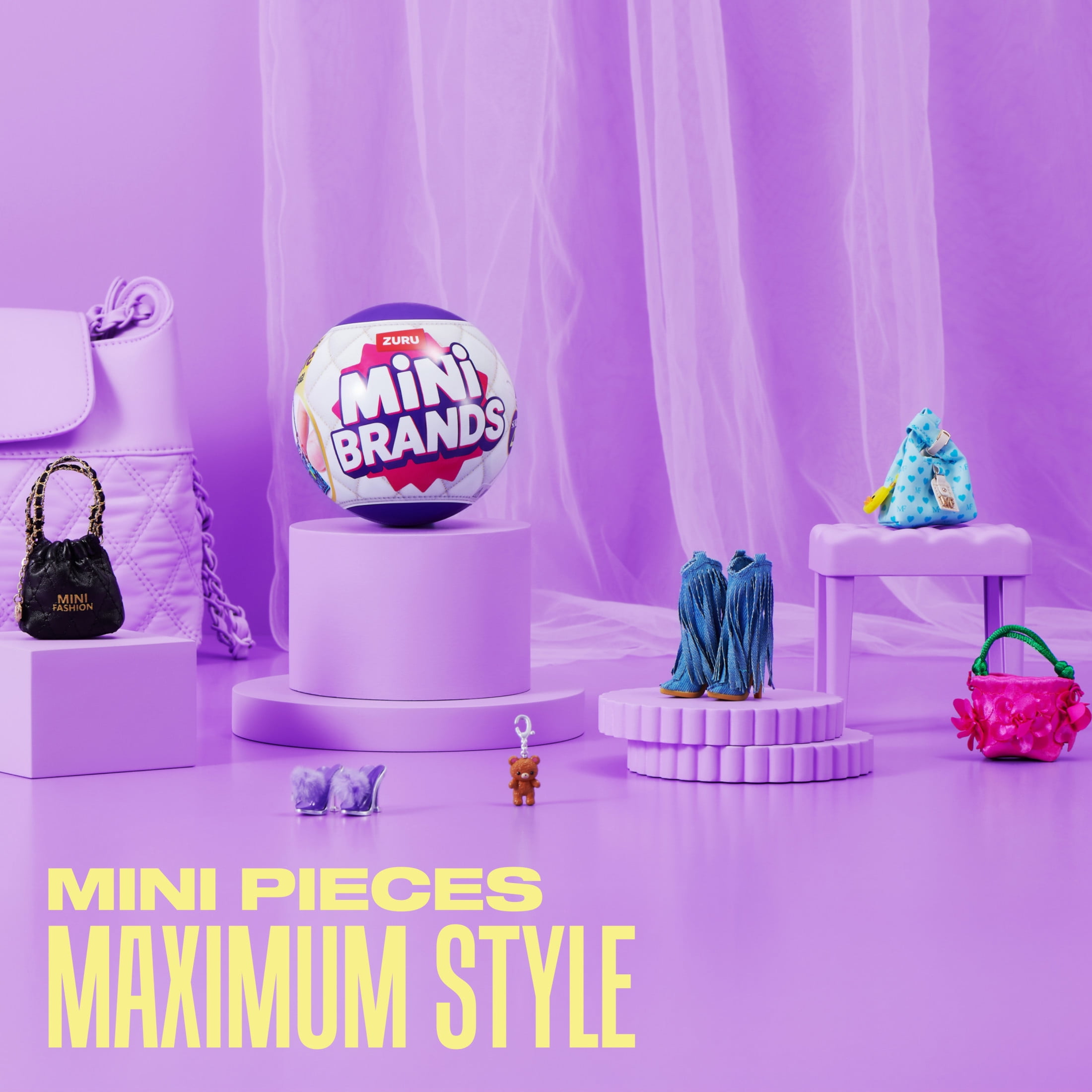 Mini Brands Fashion Series 4, Blind Unboxing Collectible Toy for Kids, Teens & Adults Ages 3+ by ZURU