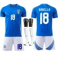 thumbnail image 2 of 2024 Italy National Team #14 Chiesa Home Football Jersey M, 2 of 7