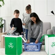 Apooke Kitchen Separate Recycling Waste Bin Bags Recycle Garbage Trash Sorting Bins Organizer Waterproof Baskets Home Storage