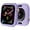 lavender, variant on for Apple Watch Case 40mm Series 6/5/4/SE Soft Flexible TPU Thin Lightweight Protective Bumper for iWatch [No Screen] - Lavender