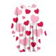 thumbnail image 3 of Vestido de manga larga con cuello redondo para niñas, vestido elástico de manga larga, corte A, estilo patinador con volantes, vestido de recital escolar, vestido de manga larga con cuello redondo par, 3 of 6