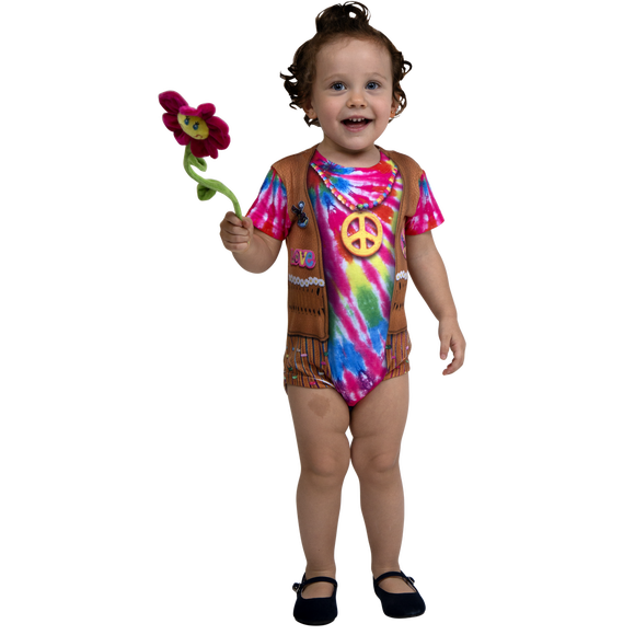 Pañalero sublimada 3D Hippie bebé Rev Hipiee/de colores/body niña