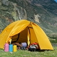 thumbnail image 5 of Uxcell Stuff Sack Waterproof Outdoor Storage Sack Drawstring Bag for Camping Hiking Backpacking Yellow 5 x 10 Inch, 5 of 7