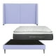 thumbnail image 1 of Colchón Matrimonial Trini + Cabecera Milan + Base Cama Slim Lila, 1 of 13