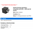 thumbnail image 2 of Daytime Running Light Relay - Compatible with 2004 - 2008 Audi A8 Quattro 2005 2006 2007, 2 of 2