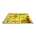 thumbnail image 2 of Ahgly Company Machine Washable Indoor Rectangle Abstract Yellow Modern Area Rugs, 5' x 8', 2 of 4