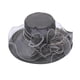 thumbnail image 2 of Flor Red Hilo Sombrero para el sol Playa Protector solar Sombrero para el sol Mujer Organza Sombrero de copa Wmkox8yii jkg5753, 2 of 2