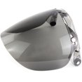 thumbnail image 4 of Open Face Helmet Visor Motorcycle Helmet Bubble Lens 3-Snap Bubble Wind Visor, 4 of 7