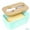 Turqoise, variant on Sirene Butter Dish with Silicone Lid, Stainless Steel Multipurpose Butter Knife - White