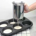 thumbnail image 1 of Batter Dispenser Pancake Dispenser Pancake Batter Dispenser Handheld Stainless Steel Pancake Pourer for Baking Cupcakes Muffins, 1 of 5