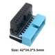 thumbnail image 3 of Adaptador ABS Metal Conector portátil Adaptador hembra para placa base (Azul B), 3 of 4