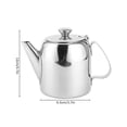 thumbnail image 3 of Coffee Pot, Teapot, Stainless Steel Kettle, Short Spout Cold Water Pitcher for Hotel and Restaurant, 20 oz (approx. 500 ml), 3 of 4
