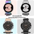 thumbnail image 4 of LEIXIUER No Gaps Magnetic Band for Samsung Galaxy Watch 5 Bands Pro 45mm /Galaxy Watch 4 /5 44mm 40mm End Metal Belt Bracelet Watch 4 Classic 46mm 42mm Band for Men Women, 4 of 8