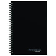 Cambridge Limited Business Notebook, QuickNotes, Wirebound, 5" x 8", 80 Sheets, Gray