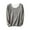 Gray, variant on SELONE Women's Thermal Underwear Dralon Shirt Crewneck Long Sleeve Tops Soild Tight Bottom Pullover Clothes Brown