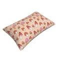 thumbnail image 2 of Haiem Pillowcase for Hair and Skin Queen - 70s Mushroom Printed Soft Pillowcase with Envelope Closure-16"x24", 2 of 8