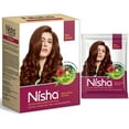 thumbnail image 4 of (6 pack) Nisha (Pack 6) Rich Henna Hair Color, Permanent Red Hair Color Dye, 100% Grey Coverage, Red Brown, 0.53 oz Each Pack, 4 of 11