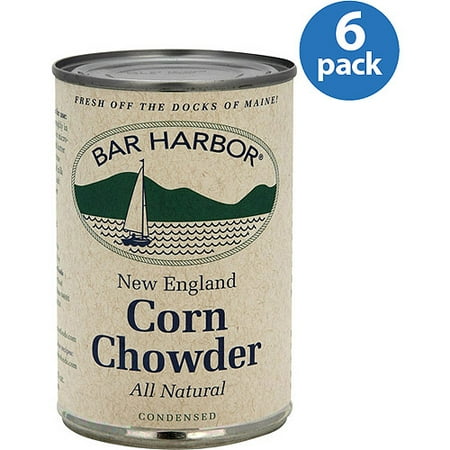 Bar Harbor New England Style Corn Chowder Soup, 15 oz, (Pack of 6)