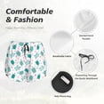 thumbnail image 6 of Haiem Sea Turtle Women's 2 in 1 Running Shorts - Lightweight Athletic Workout Gym Yoga Breathable Sports Shorts Liner with Phone Pockets-, 6 of 9