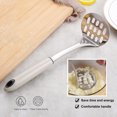 thumbnail image 2 of Cheers Potato Masher Rust-proof Heavy Duty Food Grade Convenient Mashed Smooth Mashed Potatoes Crusher Kitchen Supplies, 2 of 8