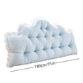 thumbnail image 3 of Bed Lumbar Support, Headboard Rest Cushion, Reading Pillow Tote, Soft Supportive Structure and Pressure Relief Function for King Beds, Large Bedrooms, and Family Resting, 3 of 6
