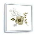 thumbnail image 3 of Designart 'Eucalyptus Branches With Anemone Bouquet Flower II' Traditional Framed Canvas Wall Art Print, 3 of 5