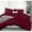 Burgundy, variant on Utopia Bedding Duvet Cover Queen Size - 3 Piece with Zipper Closure - 1 Comforter Cover 90X90 Inches & 2 Pillow Shams 20X26 Inches Black Comforter Not Included